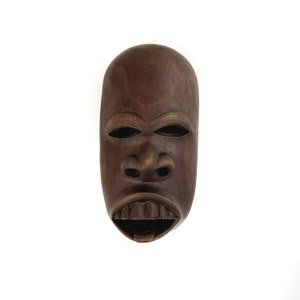 Vintage Dan Maske  - Kongo - Demokratische Republik Kongo - Masansa - Afrikanische Volkskunst - 1970-80er