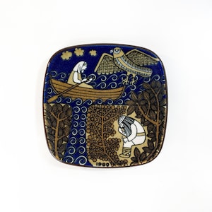 Arabia Finland Collector's Annual Plate from 1980 - Raija Uosikkinen - Kalevala - Poem - Finnish Mythology