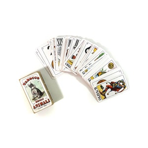 Tarocco degli Animali Tarot Karten - Osvaldo Menegazzi - 1.100 Exemplare - Milano Italien - 1979