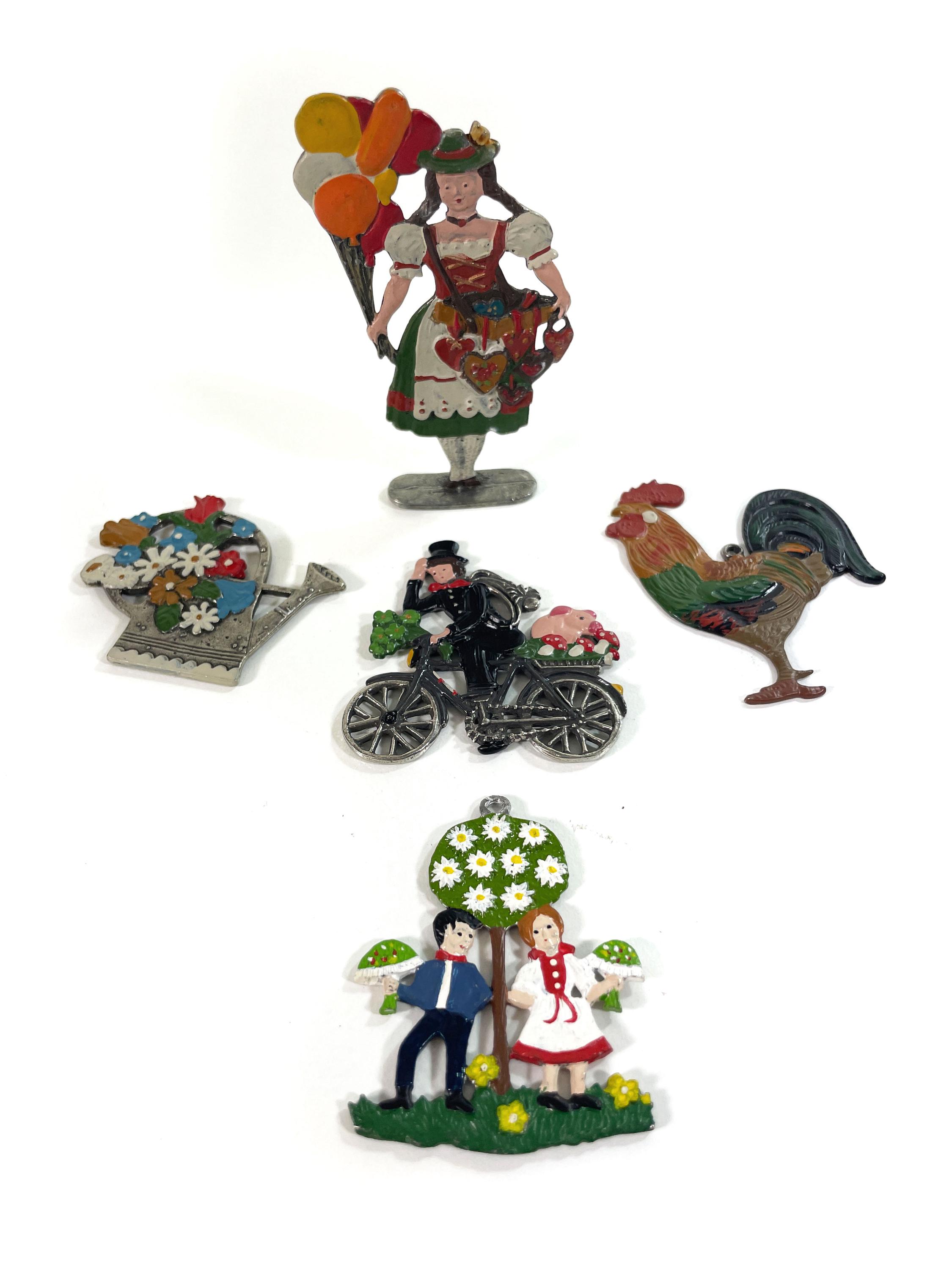 ヴィンテージ ピューター製 クリスマスツリーオーナメント - Kühn