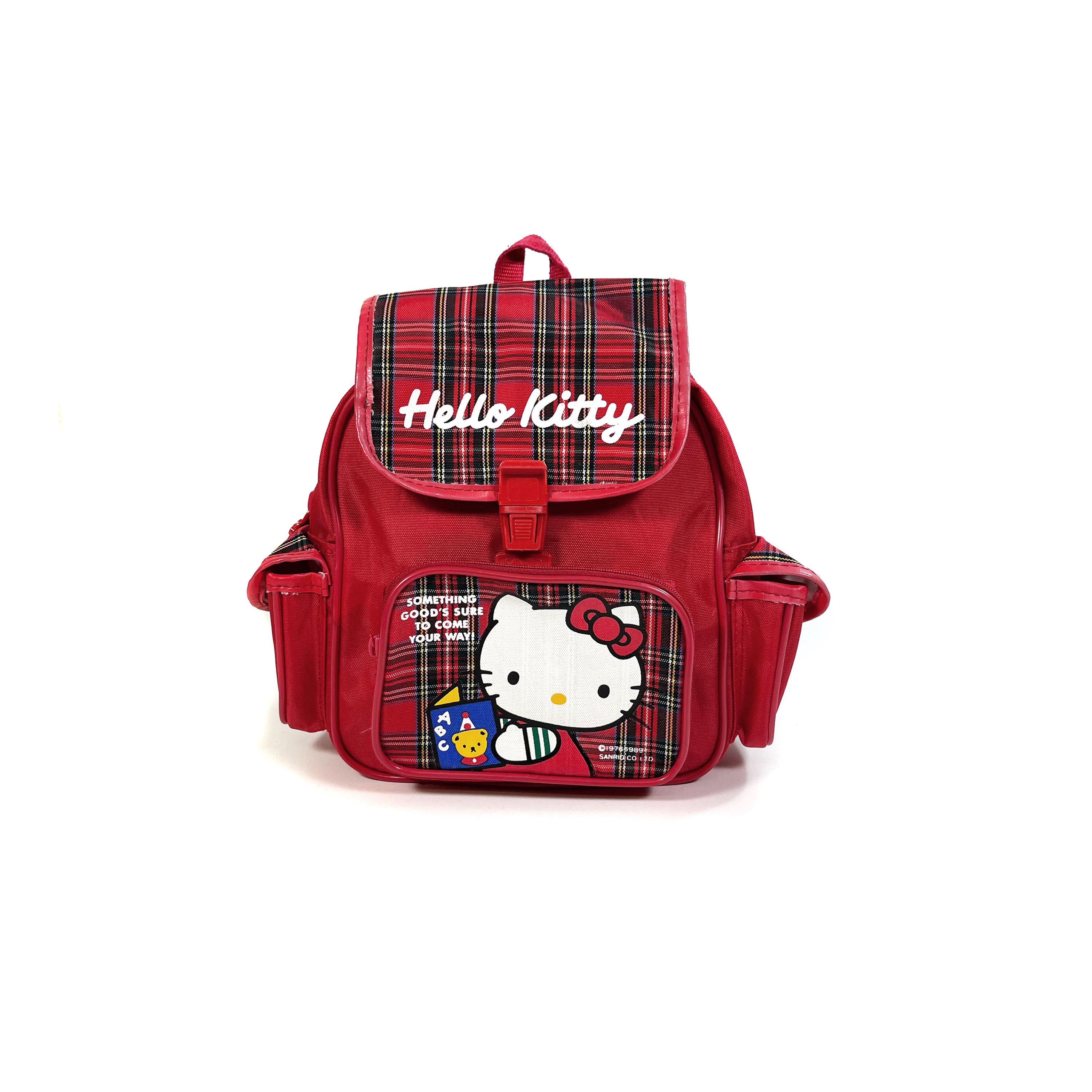 Vintage Sanrio Hello Kitty Rucksack Für Kinder in Rot - Kleiner