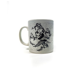 Vintage Mug by Bjørn Wiinblad for Nymŏlle - Monthly Cups - Denmark - Ceramics - Scandinavia - Nocturne - March - 1960-70s