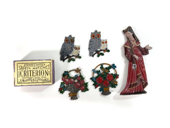 ドイツ　キーン／Kühn のピューターのクリスマスオーナメント　手彩色 ヴィンテージ ピューター製 クリスマスツリーオーナメント - Kühn