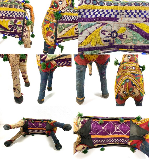 Vintage Textile Container From Rajasthan - Ca 1950 Vintage Textile Container From Rajasthan - Ca 1950