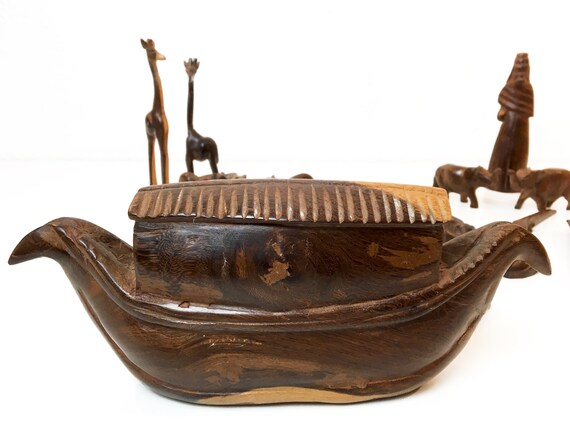 アンティーク】ケニア木製飾り置物 ヴィンテージ アフリカ