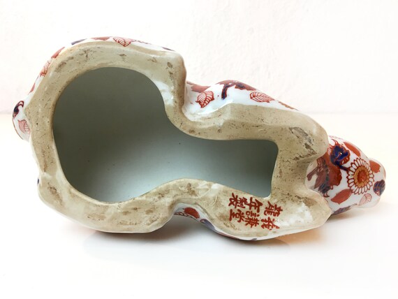 中国ヴィンテージ磁器ウサギ - 伊万里スタイル日本 - ファミーユ