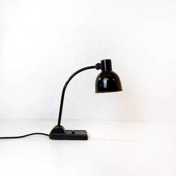Old Black Vintage Table Lamp Bauhaus Light Work - Bauhaus Table Lamp Old Black Vintage Table Lamp Bauhaus Light Work - Bauhaus Table Lamp