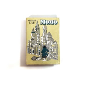 Momo - novela de Michael Ende - edición con licencia de la Asociación Alemana del Libro - encuadernación en lino con sobrecubierta y embalaje original - años 80