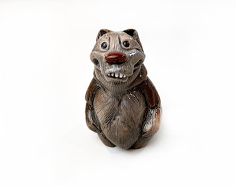 動物の置物 ウルグアイの手作りアルテサニア・リンコナダ民芸品
