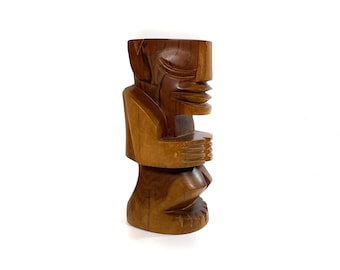 非売品 - Figure Wooden Rosewood Tiki Vintage Original Tahiti From 家具