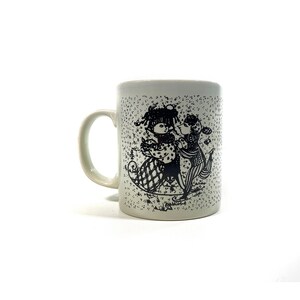 Vintage Mug by Bjørn Wiinblad for Nymŏlle - Monthly Cups - Denmark - Ceramics - Scandinavia - Nocturne - January - 1960-70s