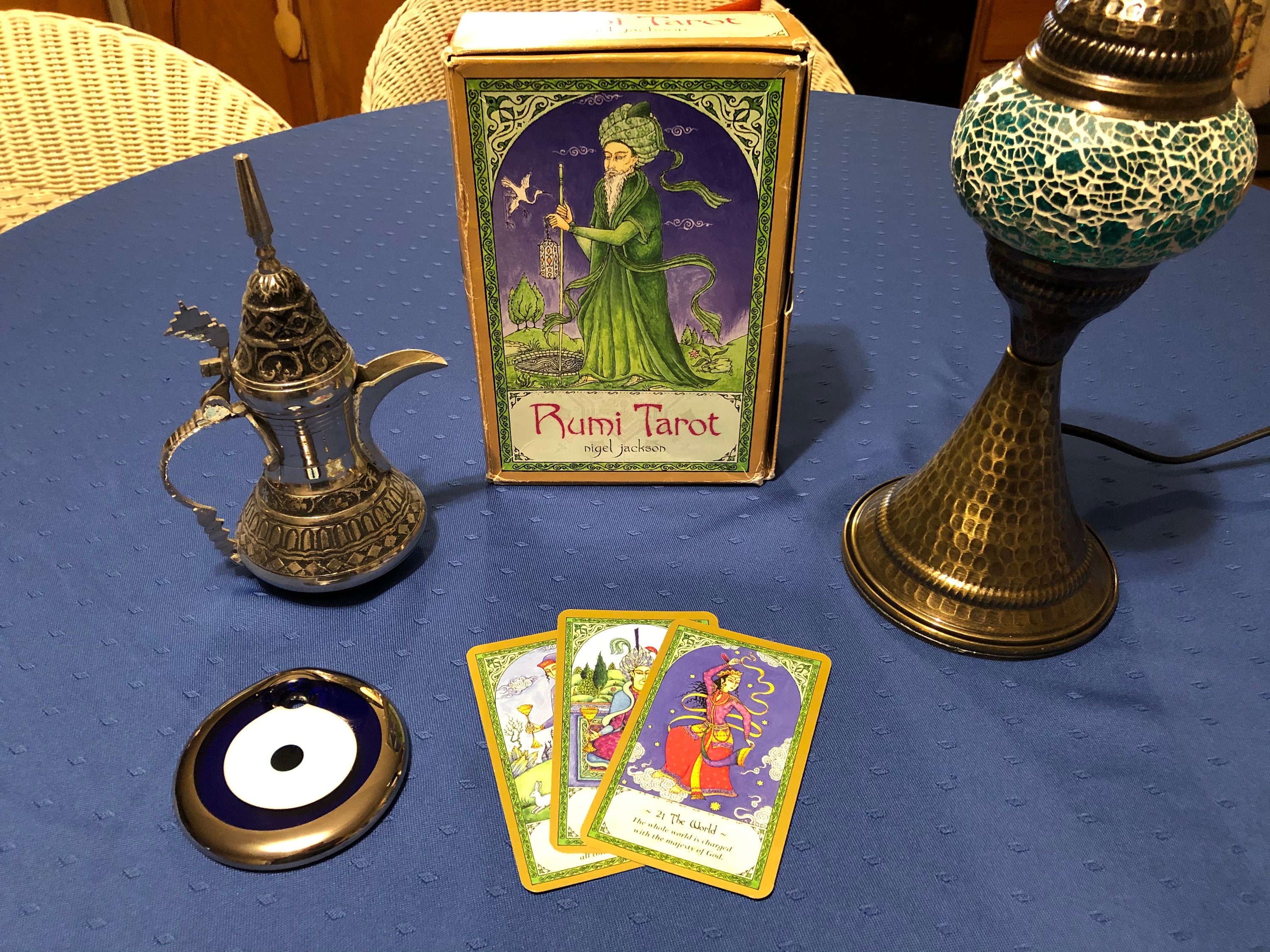Three Card Tarot Reading The Rumi Tarot Etsy