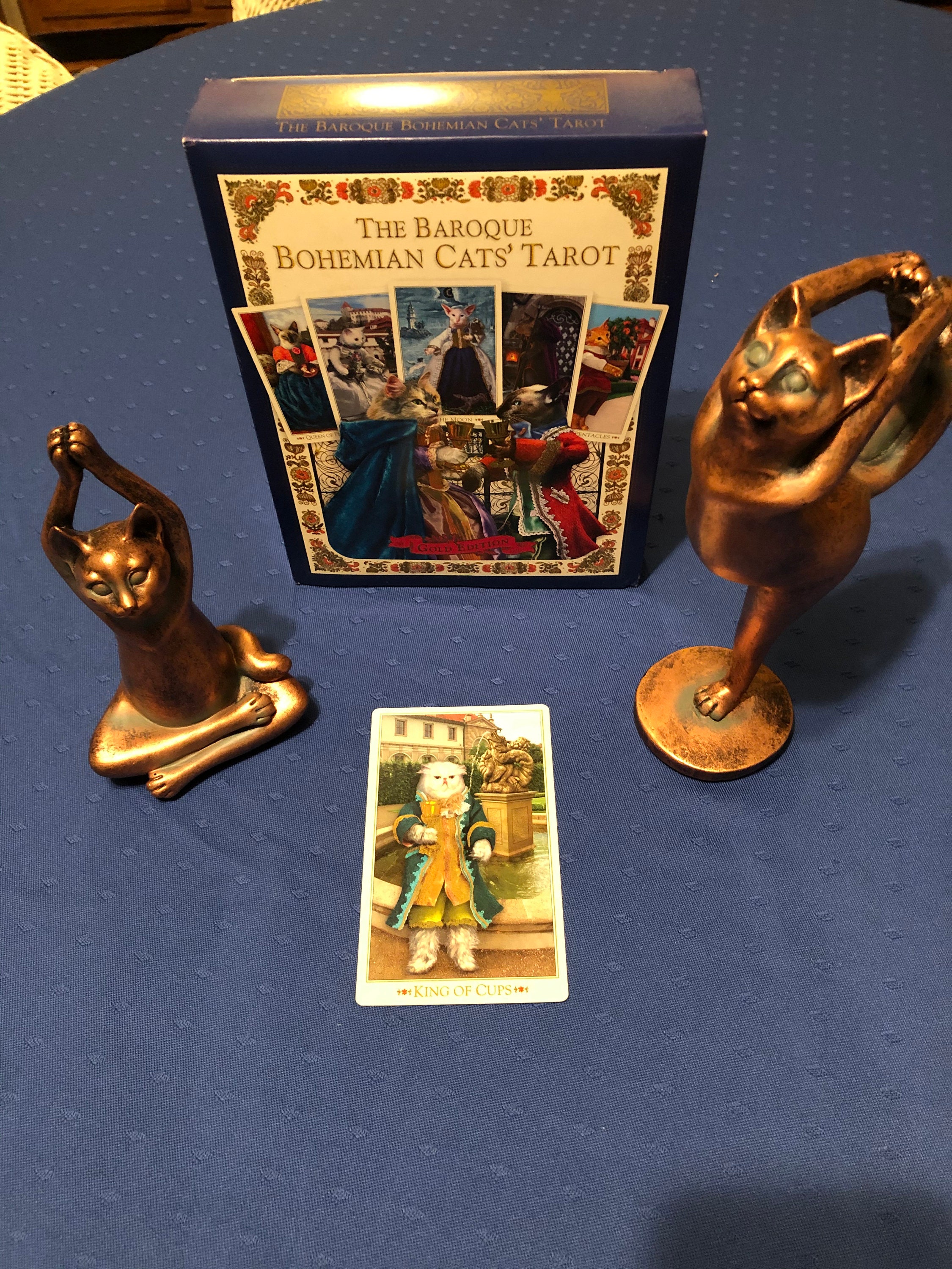 OneCard Tarot Reading Baroque Bohemian Cats Tarot Etsy