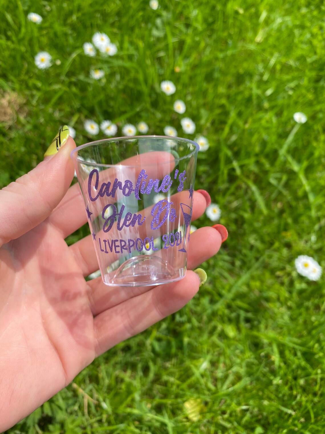 Personalised hen party shot glasses hen party shot glasses Etsy