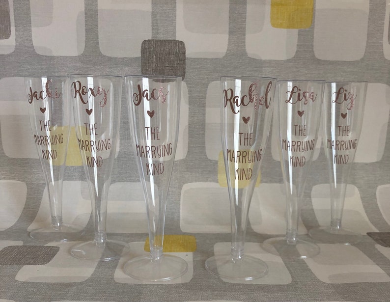 Personalised Hen Party Champagne Flutes Hen Party Champagne Etsy UK