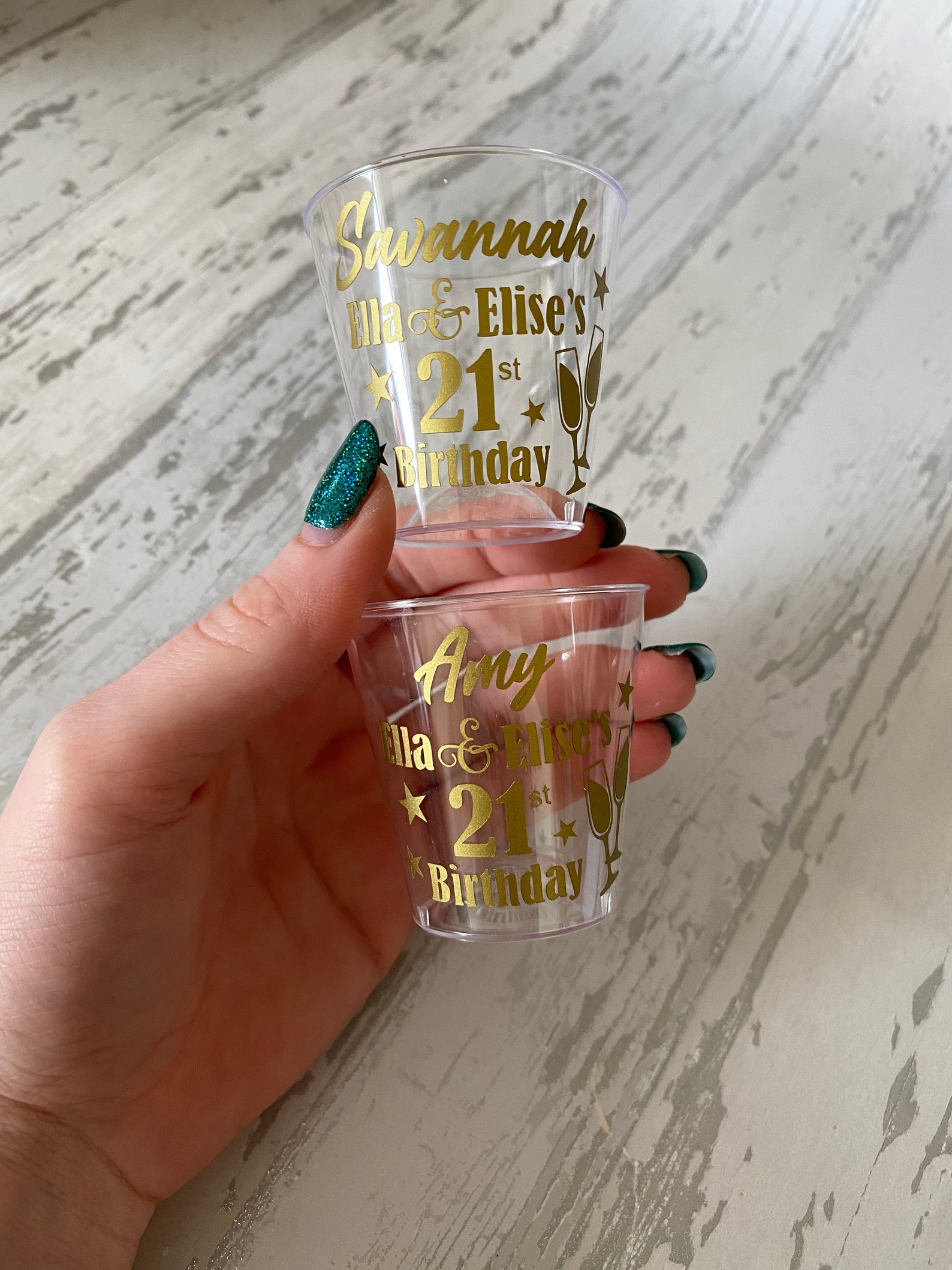 Personalised Hen Party Shot Glasses Hen Party Shot Glasses Etsy UK
