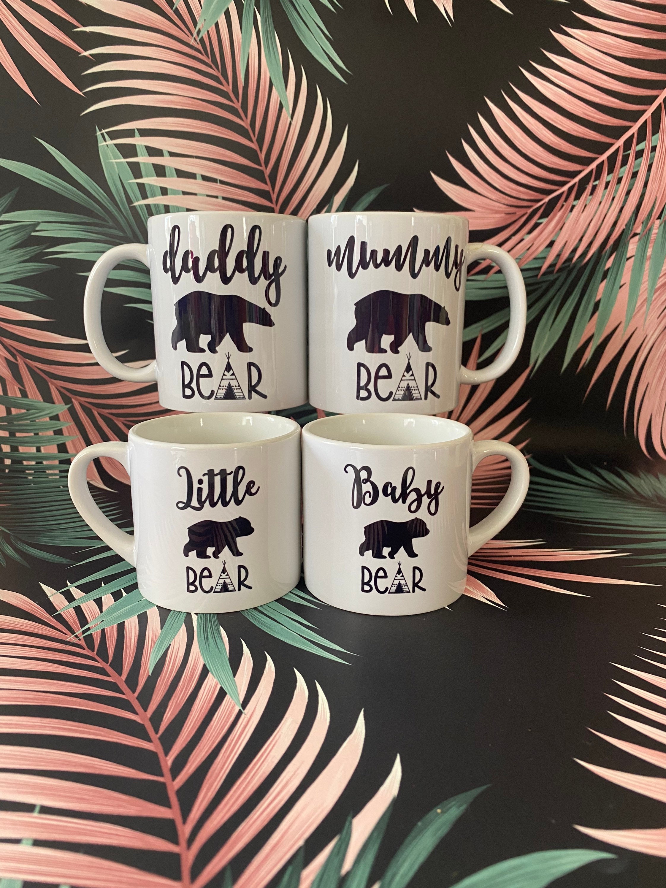 Papa Bear Mama Bear Mug Indigo Papa Bear Mug Indigo Rae Dunn MAMA - Main Image