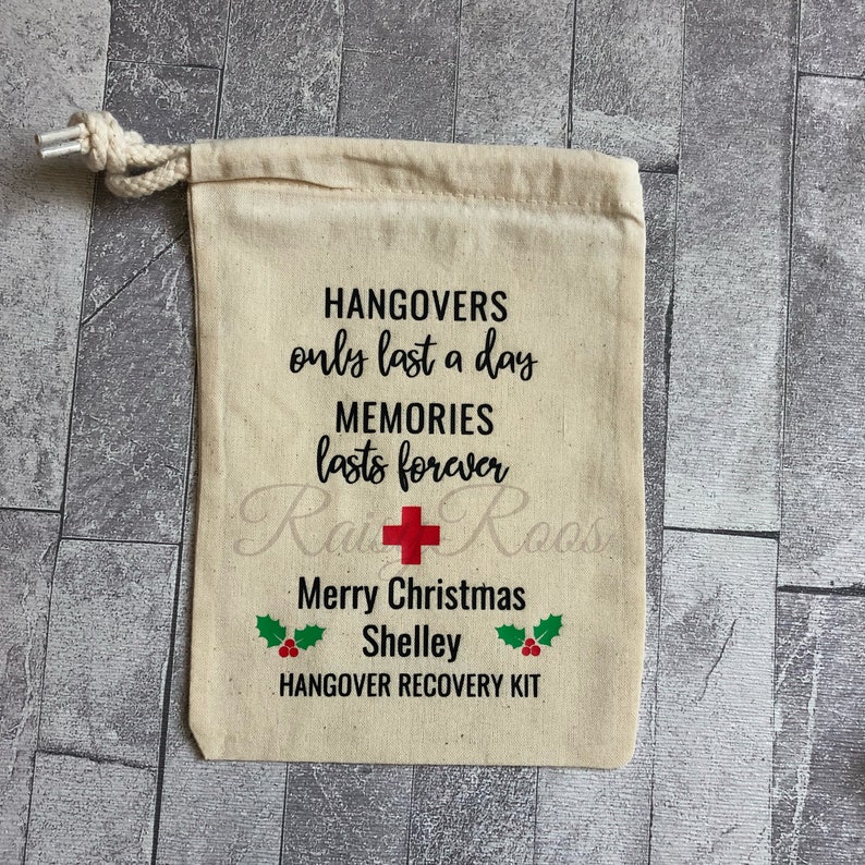 hangover recovery kit bachelorette party personalised hangover recovery kit wedding favors hangovers only last a day hen party favors,