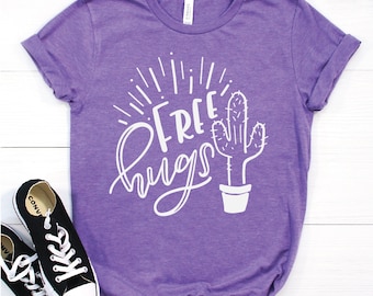 Free Hugs Shirt / Hug Shirt / Teacher Shirts / Mom Shirts / Motivational Shirts / Kindness Shirt