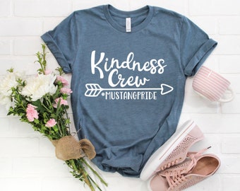 Custom Kindness Crew Shirt / Kindness Shirts / Teacher Shirts / Mom Shirts / Motivational Shirt / Counselor Shirts / Kids Shirt