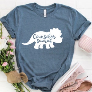 Counselor-Saurus/ Teacher Shirts / Counselor Gift / Counselor Shirt / Counselor Shirts