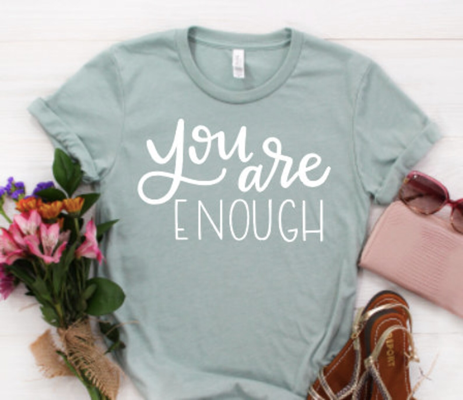 You Are Enough Shirt /motivational Shirt / Counselor Shirt / Etsy