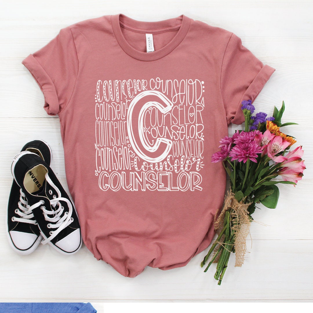 Counselor Typography Shirt / Counselor Shirt / Teacher Shirts / Fun School Counselor Shirt