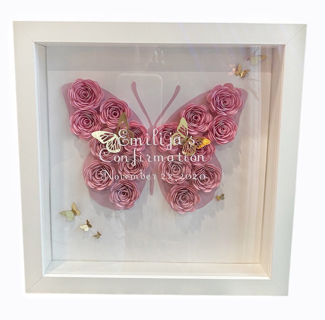 Butterfly shadow box Etsy