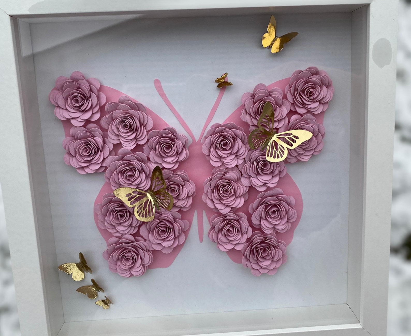 Butterfly shadow box Etsy