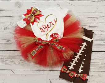 49ers baby girl outfit