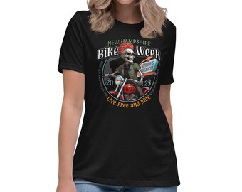 Women's NH Bike Week T-Shirt – Weirs Beach Annual Motorcycle Rally