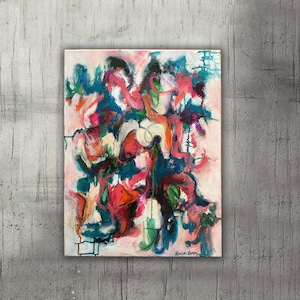 Abstract Painting Modern Original Art Urban Painting Acrylic on Canvas Wall Art Decor  Contemporary Painting Abstract Expressionist Painting