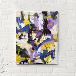 Modern Art Urban Painting Acrylic on Canvas Wall Art Decor Original Artwork Contemporary Painting Abstract Expressionist Graffiti Painting