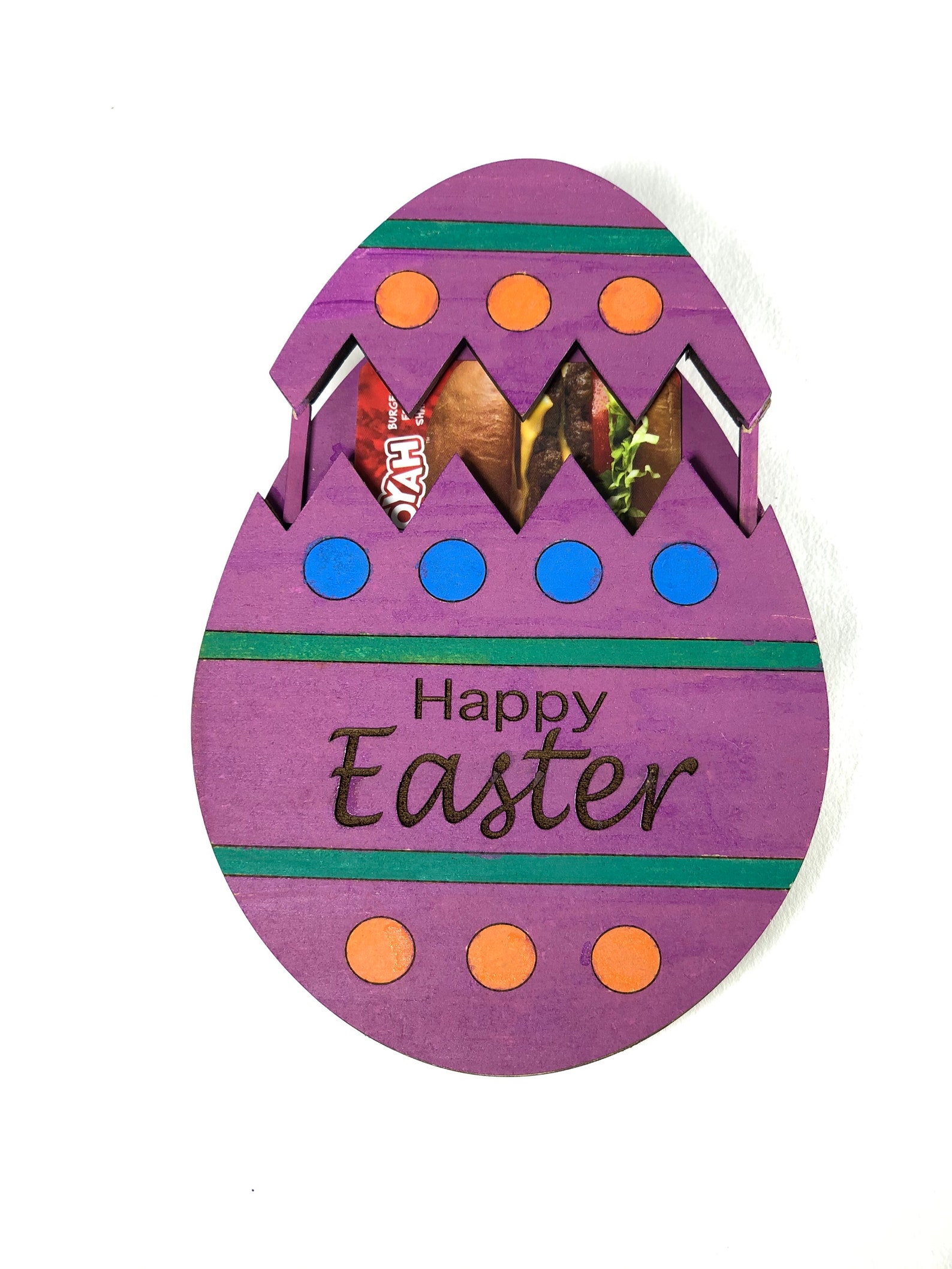 Easter Egg Gift Card Holder SVG PDF Laser Cut Digital Etsy