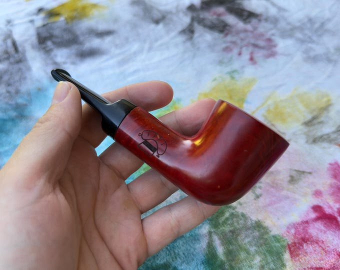 Balandis Unique Uniques #118 Reverse Calabash Polish Sausage Special Red Smooth Handmade Briar Tobacco Smoking Pipe 65g/2.3oz