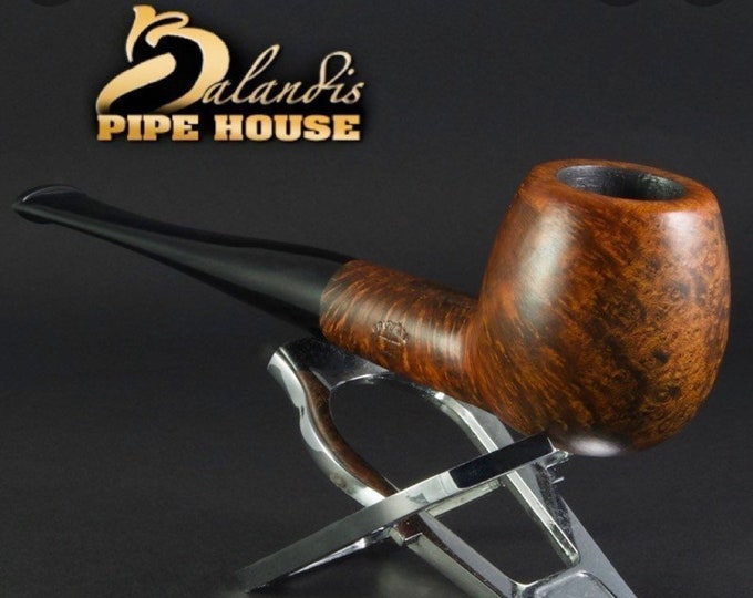 Balandis #603 Berlin Linden Trawer Teak Smooth (cooler/stinger) Handmade Briar Tobacco Smoking Pipe 30-40g/1.06-1.41oz