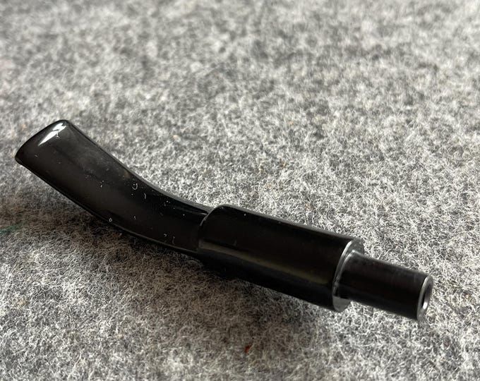 Balandis #2 Black ABS Stem for filter for Tobacco Smoking Pipe