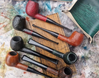 Briar Tobacco Pipe Handmade, #603 Berlin, Cooler Stinger Smoking Pipe, Gift for Pipe Smoker
