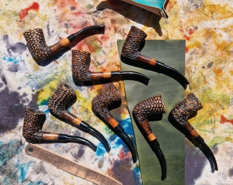 Balandis Short Galhar Limited Series (cooler/ stinger) Handmade Briar Tobacco Smoking Pipe