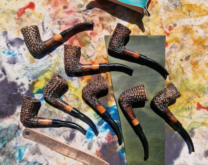 Balandis Short Galhar Limited Series (cooler/ stinger) Handmade Briar Tobacco Smoking Pipe