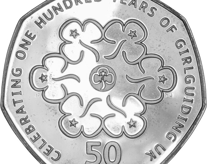 Circulated 50p Coin UK - Girlguiding - 2010