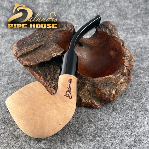 pipe tobacco belfast Balandis Limited Edition #120 Belfast RAW Smooth (9mm) Handmade Briar  Tobacco Smoking Pipe 30g/1.06oz