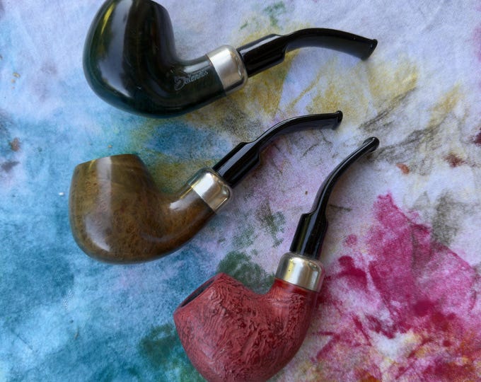 Briar Tobacco Pipe Handmade, Unique Uniques #100 Special Unique models Army Mount, 9mm Filter Smoking Pipe, Gift for Pipe Smoker