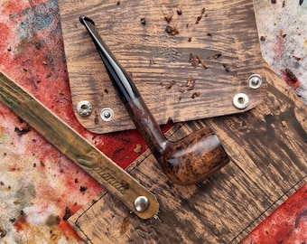 Balandis New Storm #106 Vistula Contrast Raw Smooth (9mm) Handmade Briar Tobacco Smoking Pipe 30g/1.06oz