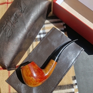 Wolinski Mastercraft 20 9 mm Filter CHAMP Grain Briar Carpathian Bruyere Artisan handgefertigte Pfeife Perfektes Bohren