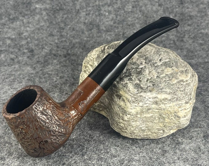 Balandis #111 Daugava Brun Brown Sandblasted (9mm) Handmade Briar Tobacco Smoking Pipe 30g/1.06oz