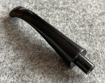 Balandis #4 Black ABS Stem for filter for Tobacco Smoking Pipe
