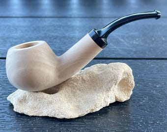 Balandis #14 Sparrow Unique Uniques (9mm) Handmade Pear Wood Tobacco Smoking Pipe 35g/1.23oz - Natural RAW