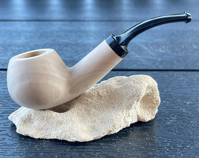 Balandis #14 Sparrow Unique Uniques (9mm) Handmade Pear Wood Tobacco Smoking Pipe 35g/1.23oz - Natural RAW