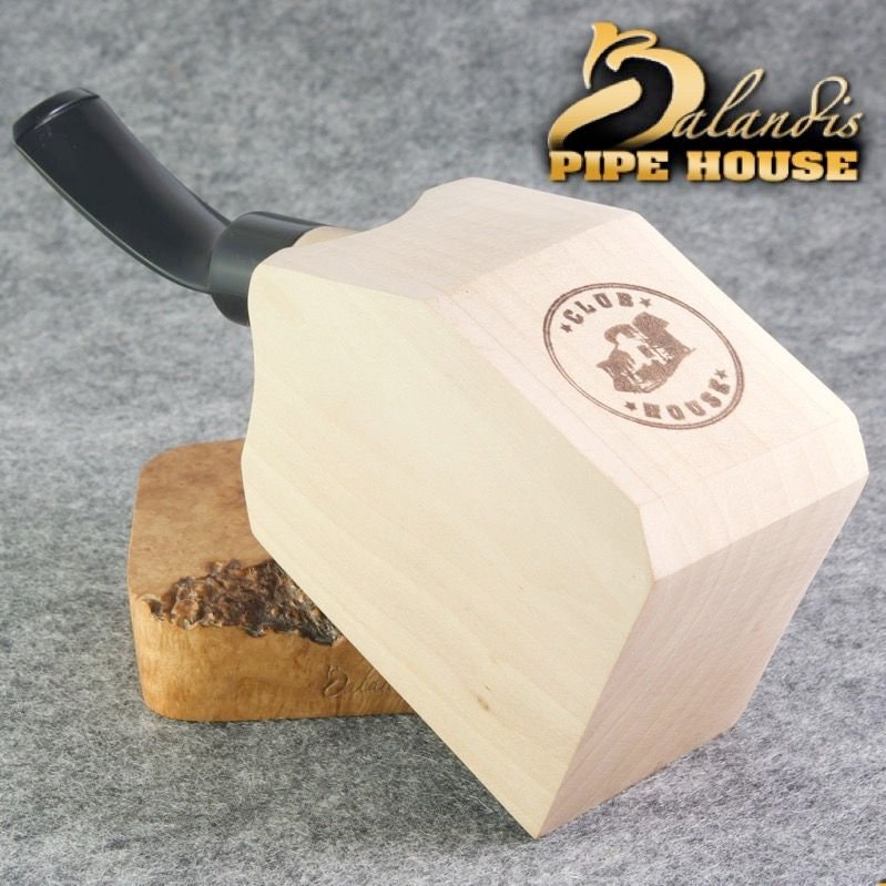 Balandis Club House (9mm) Crystal Finish Big Pear Wood Block Predrilled